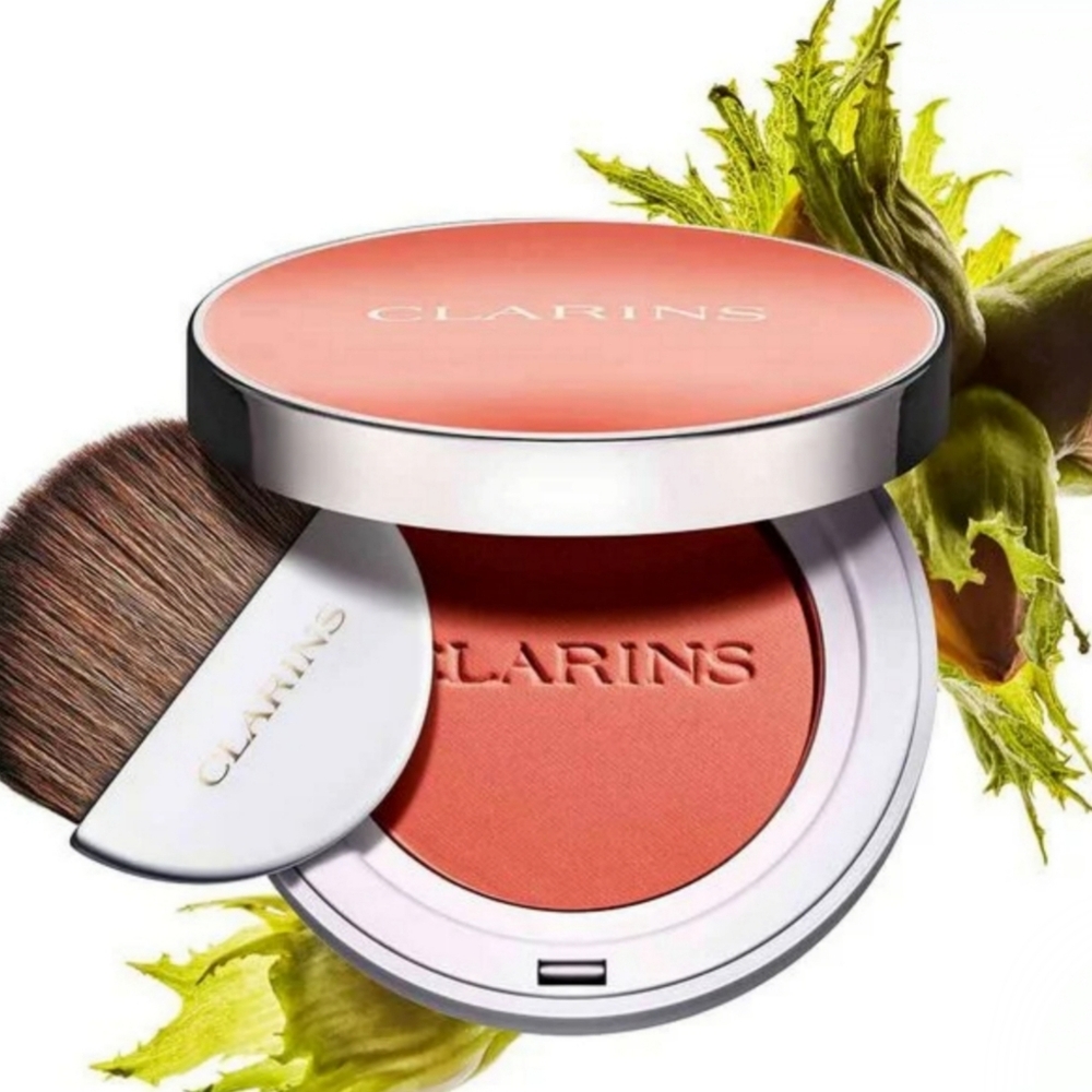 NWT Clarins Joli Blush 07 Cheeky Peach Powder Face Makeup